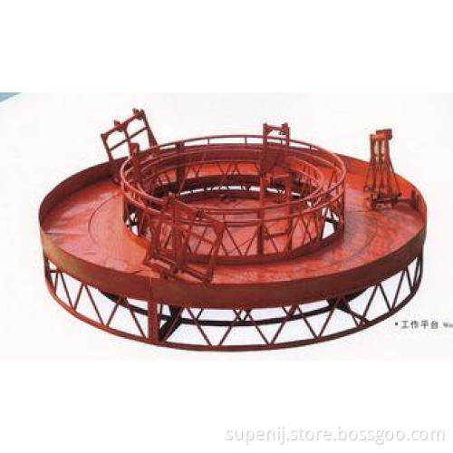 8 - 10m/min Chimney Suspended Access Platform for Cleaning